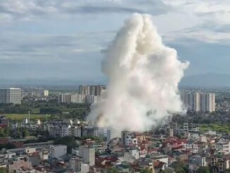 Sau tiếng n:ổ vang trời, ngôi nhà 4 tầng ở Hà Nội…