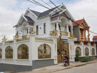 hình ảnh nhà của đối tượng cầm đầu gây chú ý