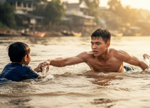 Về quê nghỉ hè, chàng sinh viên dũng cảm nhảy xuống sông cứu sống đứa trẻ bị đuối nước, hôm sau xe sang đỗ kín cửa nhà cậu Về quê nghỉ hè, chàng sinh viên dũng cảm nhảy xuống sông cứu sống đứa trẻ bị đuối nước, hôm sau xe sang đỗ kín cửa nhà cậu