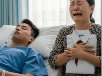 Minh ơi, hôm nay là ngày thi tốt nghiệp, mà sao con lại nằm đây thế này.