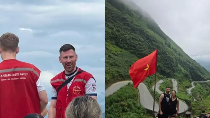 Du khách đến Hà Giang gây ’sốt’ mạng vì giống hệt Messi Du khách đến Hà Giang gây ’sốt’ mạng vì giống hệt Messi