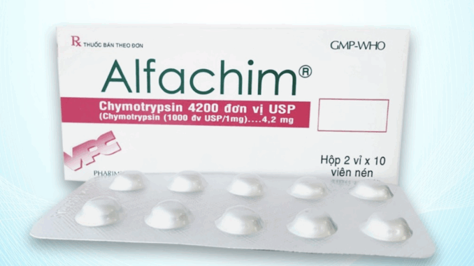 Thu hồi toàn quốc đối với lô thuốc viên nén Alfachim 4.2 Thu hồi toàn quốc đối với lô thuốc viên nén Alfachim 4.2