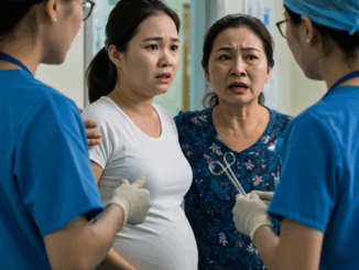 Con dâu đi siêu âm thì tình cờ gặp mẹ chồng đang khám cùng khoa sản – cả hai đều g-iấu chồng, cho đến khi bác sĩ gọi tên người giám hộ ra thì 2 mẹ con ch-ế;t lặng nhìn nhau…