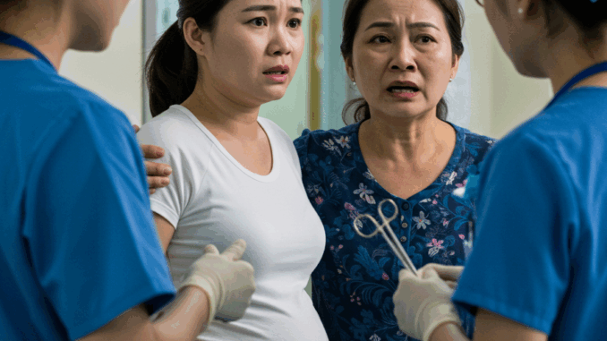 Con dâu đi siêu âm thì tình cờ gặp mẹ chồng đang khám cùng khoa sản – cả hai đều g-iấu chồng, cho đến khi bác sĩ gọi tên người giám hộ ra thì 2 mẹ con ch-ế;t lặng nhìn nhau… Con dâu đi siêu âm thì tình cờ gặp mẹ chồng đang khám cùng khoa sản – cả hai đều g-iấu chồng, cho đến khi bác sĩ gọi tên người giám hộ ra thì 2 mẹ con ch-ế;t lặng nhìn nhau…