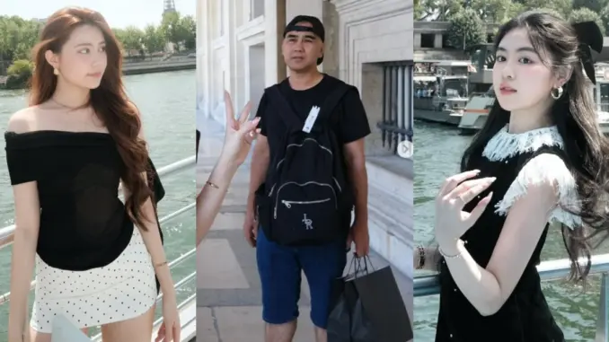 2 Ái nữ Quyền Linh diện đồ 200 triệu dạo trời Tây, để cha bị cười chê vì đôi dép 2 Ái nữ Quyền Linh diện đồ 200 triệu dạo trời Tây, để cha bị cười chê vì đôi dép