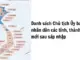 Danh sách Chủ tịch UBND các tỉnh, thành mới sau sáp nhập