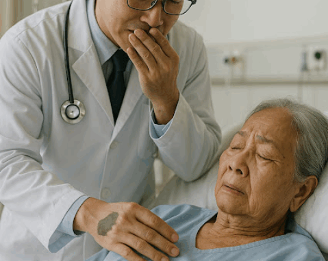 Phải nhập viện cấp cứu, người mẹ già s/ững s/ờ khi phát hiện bác sĩ điều trị cho mình – bạn trai con gá//i nuôi lại có v/ết bớt giống hệt con trai thất lạc năm xưa… Phải nhập viện cấp cứu, người mẹ già s/ững s/ờ khi phát hiện bác sĩ điều trị cho mình – bạn trai con gá//i nuôi lại có v/ết bớt giống hệt con trai thất lạc năm xưa…