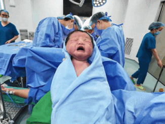 Bé trai chào đời nặng 5,2 kg tại Hải Phòng