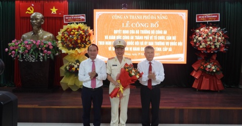 Giám đốc Công an Quảng Nam được bổ nhiệm làm Giám đốc Công an TP Đà Nẵng từ 1-7 Giám đốc Công an Quảng Nam được bổ nhiệm làm Giám đốc Công an TP Đà Nẵng từ 1-7