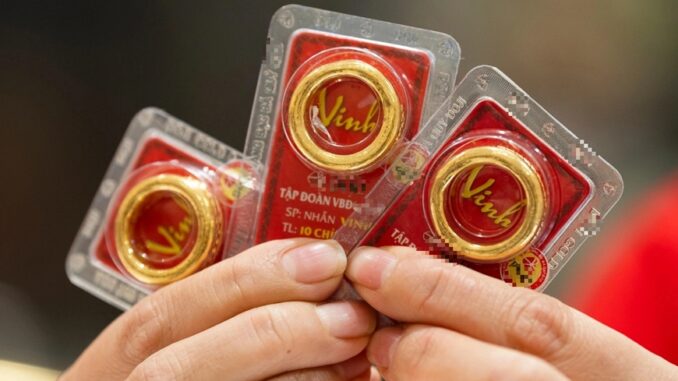 Giá vàng chiều nay 13/6/2025 Giá vàng chiều nay 13/6/2025