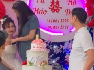 Cô dâu Huế khóc nức nở giữa đám cưới ngập nước vì lo khách không đến dự