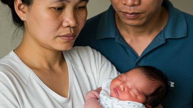Con không giống mình chồng nghi ngờ vợ ngoại tình đòi đi xét nghiệm ADN. Cầm kết quả anh hoài nghi vợ th/ông đ/ồng với bác sĩ liền q/uát l/ớn: ‘Con tôi sao lại tóc xoăn?’. Vợ s/ợ quá tới ng/ất xỉ/u Con không giống mình chồng nghi ngờ vợ ngoại tình đòi đi xét nghiệm ADN. Cầm kết quả anh hoài nghi vợ th/ông đ/ồng với bác sĩ liền q/uát l/ớn: ‘Con tôi sao lại tóc xoăn?’. Vợ s/ợ quá tới ng/ất xỉ/u
