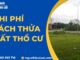 Chi phí tách thửa đất thổ cư 2025: Cập nhật mới nhất