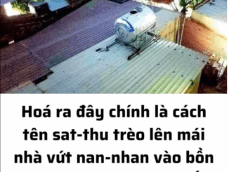 Hoá ra đây chính là cách tên sat-thu leo lên mái nhà vứt nan-nhan vào bồn chứa mà không một biế