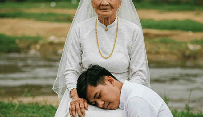 Chàng trai nghèo vì quá túng quẫn nên đã đồng ý cưới người phụ nữ 70 tuổi Chàng trai nghèo vì quá túng quẫn nên đã đồng ý cưới người phụ nữ 70 tuổi
