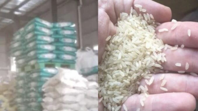 Trung Quốc: Đột kích nhà máy trong đêm, phanh phui công ty sản xuất gạo giả bán 1.000 tấn mỗi năm, tịch thu 15.750kg gạo chất thành đống Trung Quốc: Đột kích nhà máy trong đêm, phanh phui công ty sản xuất gạo giả bán 1.000 tấn mỗi năm, tịch thu 15.750kg gạo chất thành đống