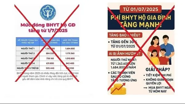 Nóng: Bảo hiểm xã hội Việt Nam ra thông báo khẩn về thông tin "tăng mức đóng BHYT từ ngày 1/7/2025" Nóng: Bảo hiểm xã hội Việt Nam ra thông báo khẩn về thông tin "tăng mức đóng BHYT từ ngày 1/7/2025"