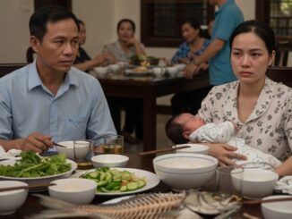Vợ nấu nướng xong còn bận cho 2 con nhỏ ăn, lúc quay vào cả nhà ăn hết sạch mâm cơm chừa lại đúng bộ x:.ư:.ơng cá thì ứa nước mắt. Chồng nổi đi::ên đứng dậy hành động sau đó khiến ai cũng sưỡng người