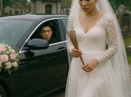 Trên đường về quê chồng mới, cô dâu bắt tài xế dừng lại ở nghĩa trang để th;ắp nh;ang cho chồng cũ. Nhưng … Trên đường về quê chồng mới, cô dâu bắt tài xế dừng lại ở nghĩa trang để th;ắp nh;ang cho chồng cũ. Nhưng …