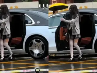 N.ữ sin.h đi thi đại học bằng xe Maybach bị chụp lén, cả MXH tranh cãi