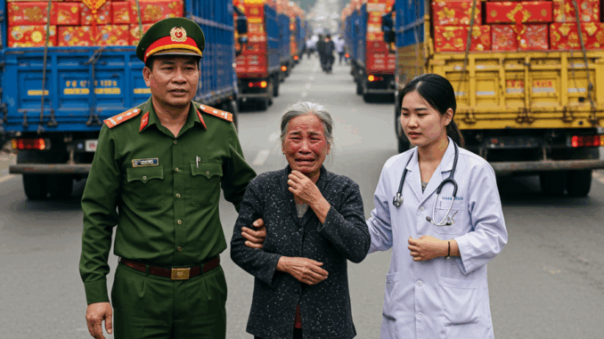 Người phụ nữ bán trá đá đầu ngõ bị cả xóm ch/ê là chử/a hoang, 1 mình nuôi con con gái đậu đại học y, nào ngờ 1 ngày có người đàn ông lái 20 chiếc xe tải chở sính lễ về làng hỏi cưới và tuyên bố sự thật suốt bao năm… Người phụ nữ bán trá đá đầu ngõ bị cả xóm ch/ê là chử/a hoang, 1 mình nuôi con con gái đậu đại học y, nào ngờ 1 ngày có người đàn ông lái 20 chiếc xe tải chở sính lễ về làng hỏi cưới và tuyên bố sự thật suốt bao năm…