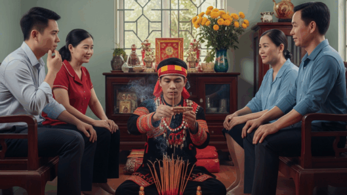 Con trai cưới vợ người dân tộc về chưa được tuần, bỗng đêm nào nó cũng lẩm nhẩm ngoài phòng khách, nhà tôi tán loạn mời thầy cúng đến thì chết lặng Con trai cưới vợ người dân tộc về chưa được tuần, bỗng đêm nào nó cũng lẩm nhẩm ngoài phòng khách, nhà tôi tán loạn mời thầy cúng đến thì chết lặng