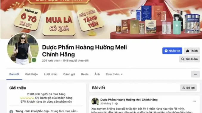 Tạm biệt “Dược phẩm Hoàng Hường Meli chính hãng” Tạm biệt “Dược phẩm Hoàng Hường Meli chính hãng”