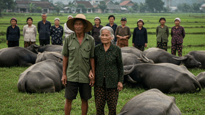 Tiếng la thất thanh của cụ Bát – chủ đàn trâu lớn nhất làng – vang lên từ cuối xóm: — Trâu! Trâu tôi ch/ết sạch rồi! Trời ơi… Tiếng la thất thanh của cụ Bát – chủ đàn trâu lớn nhất làng – vang lên từ cuối xóm: — Trâu! Trâu tôi ch/ết sạch rồi! Trời ơi…