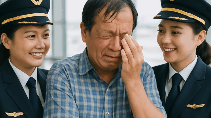 Người cha góa vợ từng bán hết tài sản để nuôi hai con gái ăn học. 20 năm sau, họ trở về trong bộ đồng phục phi công, nắm tay ông bước vào nơi mà cả đời ông chưa từng dám mơ được đặt chân đến… Người cha góa vợ từng bán hết tài sản để nuôi hai con gái ăn học. 20 năm sau, họ trở về trong bộ đồng phục phi công, nắm tay ông bước vào nơi mà cả đời ông chưa từng dám mơ được đặt chân đến…
