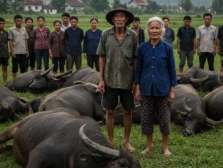 Tiếng la thất thanh của cụ Bát – chủ đàn trâu lớn nhất làng – vang lên từ cuối xóm: — Trâu! Trâu tôi ch/ết sạch rồi! Trời ơi…