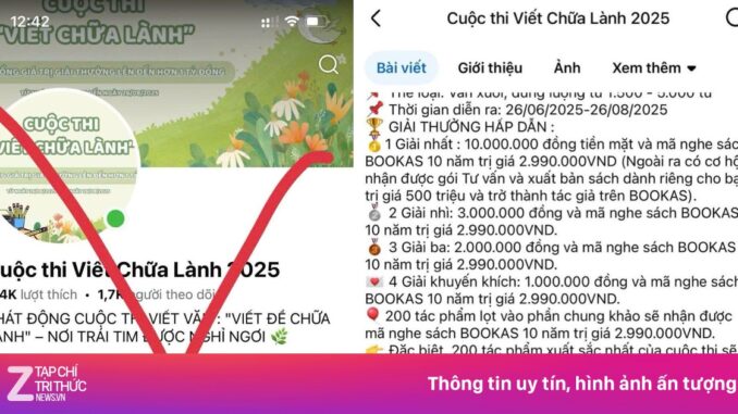 Bị lừa hơn 400 triệu sau khi tham gia cuộc thi viết giả mạo Bị lừa hơn 400 triệu sau khi tham gia cuộc thi viết giả mạo