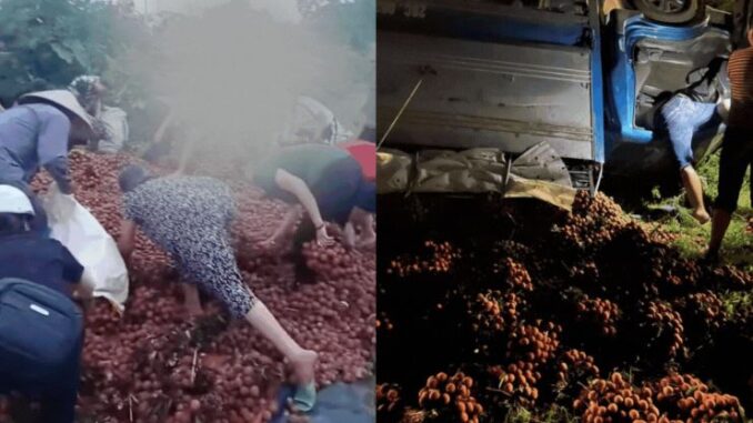 Hà Nội: Xe tải gặp nạn phải cẩu đi sửa, chủ xe khóc ròng khi quay lại đã bị “hôi” hết 4 tấn vải Hà Nội: Xe tải gặp nạn phải cẩu đi sửa, chủ xe khóc ròng khi quay lại đã bị “hôi” hết 4 tấn vải