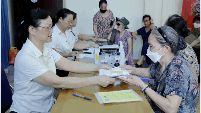 Mức lương hưu hàng tháng bắt đầu thực hiện từ 1/7/2025
