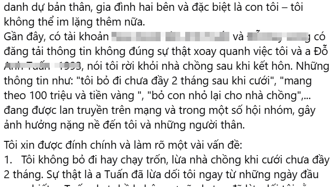 Vụ “em Thắm” ôm tiền vàng bỏ theo nhân tình sau ngày cưới ở Phú Thọ: Sự thật về người chồng “u:ất hận”