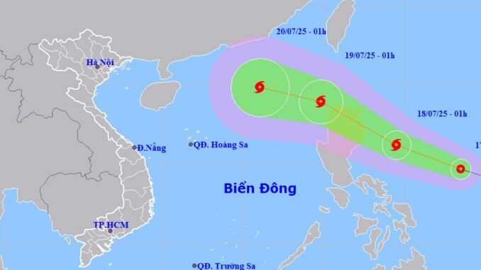 Áp thấp nhiệt đới di chuyển rất nhanh, dự báo thành bão rất mạnh