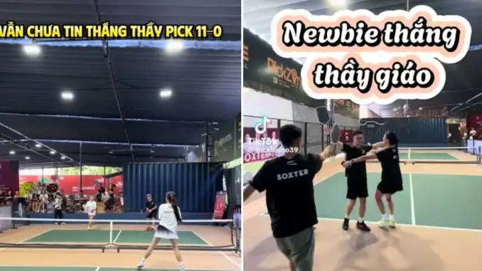 Hóng drama Pickleball Hà Nội: Thầy thu 300k/giờ, lịch kín cả tuần nhưng xem đánh không khác gì “newbie”? Hóng drama Pickleball Hà Nội: Thầy thu 300k/giờ, lịch kín cả tuần nhưng xem đánh không khác gì “newbie”?