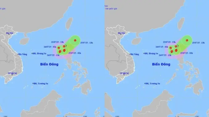 Khả năng xuất hiện bão đôi trên Biển Đông Khả năng xuất hiện bão đôi trên Biển Đông