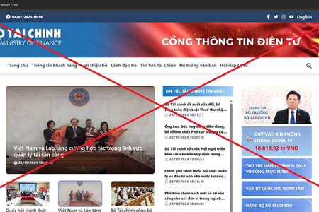 Bộ Tài chính cảnh báo giả mạo Cổng thông tin điện tử để lừa đảo Bộ Tài chính cảnh báo giả mạo Cổng thông tin điện tử để lừa đảo