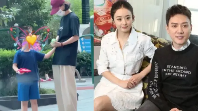 Con trai Triệu Lệ Dĩnh bị chụp lén, toát vẻ "soái ca", thừa hưởng 1 điểm từ bố