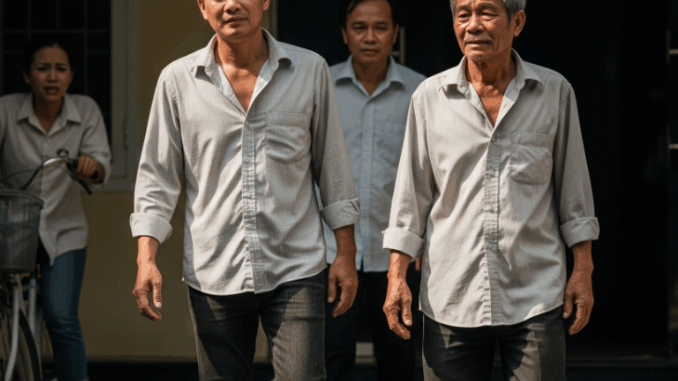 Bố và chồng tôi sáng nào cũng dậy sớm ra ngoài 30 phút, tôi lén đi theo thì thấy cả 2 đến khách sạn, vội bám theo lên nhìn qua khe cửa thì nhìn ngỡ ngàng… Bố và chồng tôi sáng nào cũng dậy sớm ra ngoài 30 phút, tôi lén đi theo thì thấy cả 2 đến khách sạn, vội bám theo lên nhìn qua khe cửa thì nhìn ngỡ ngàng…