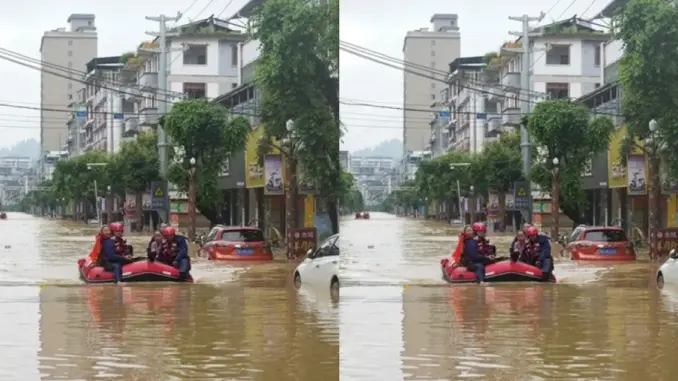 Mực nước của 25 con sông ở Trung Quốc vượt ngưỡng an toàn Mực nước của 25 con sông ở Trung Quốc vượt ngưỡng an toàn