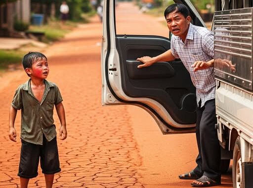 Thằng Bé Chạy Bộ Hơn 5 Giờ Giữa Trời Nắng Gắt Để Đuổi Theo Một Chiếc Xe Tải đi trên đường làng, cho đến Khi Tài Xế tức tối đùng đùng xuống để Mở Cửa Sau Xe Thằng Bé Chạy Bộ Hơn 5 Giờ Giữa Trời Nắng Gắt Để Đuổi Theo Một Chiếc Xe Tải đi trên đường làng, cho đến Khi Tài Xế tức tối đùng đùng xuống để Mở Cửa Sau Xe
