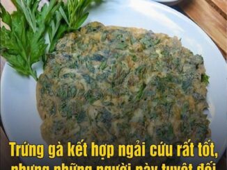 Trứng gà kết hợp ngải cứu rất tốt nhưng những người пày tuyệt đối không được ăn