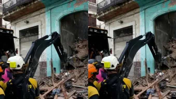 Cuba: Sập nhà tại phố cổ La Habana, ba người thiệt mạng Cuba: Sập nhà tại phố cổ La Habana, ba người thiệt mạng