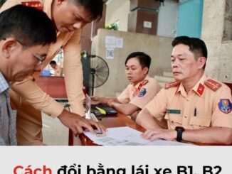 Cách đổi giấy phép lái xe từ B2 sang C1 online mới nhất