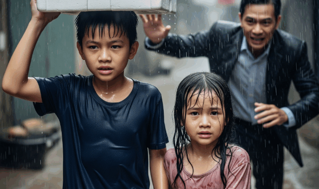 Hai anh em xin cơm thừa chạy về cho mẹ nằm liệt – không ngờ gặp lại ba trong hình hài một tỷ phú… Hai anh em xin cơm thừa chạy về cho mẹ nằm liệt – không ngờ gặp lại ba trong hình hài một tỷ phú…