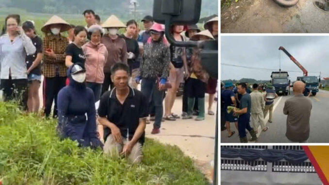 Xe tải va chạm với xe đạp điện, bà tử vong, cháu bị thươn Xe tải va chạm với xe đạp điện, bà tử vong, cháu bị thươn