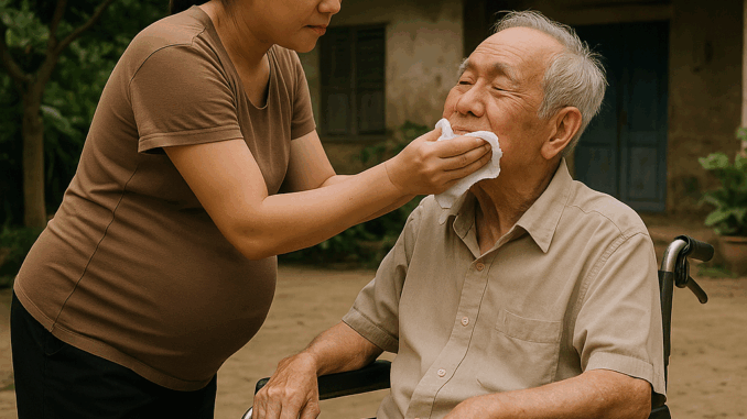 Thủ tiết phụng dưỡng bố chồng 5 năm thì con dâu bỗng dưng to bụng, ai cũng xì xầm “thứ lo:ạ:n lu:â:n” rồi nhận ra sự thật không ngờ