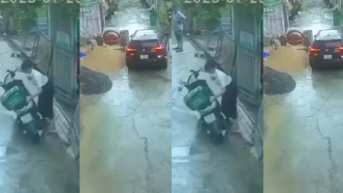 Vụ nữ cán bộ phường đẩy ngã xe máy: Nam shipper nói về khoản bồi thường 500 nghìn Vụ nữ cán bộ phường đẩy ngã xe máy: Nam shipper nói về khoản bồi thường 500 nghìn