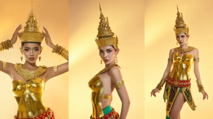 Miss Cosmo 2024 hớp hồn fan sắc đẹp với bộ ảnh tái hiện di sản Angkor Wat